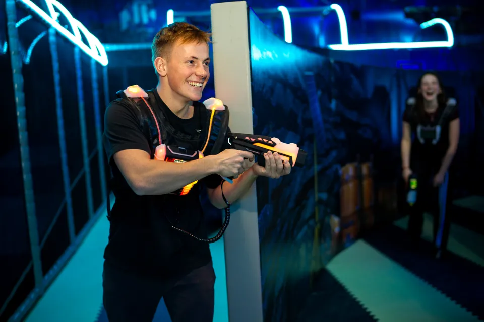 Lasertag-Arena im Space Magic in Aurich