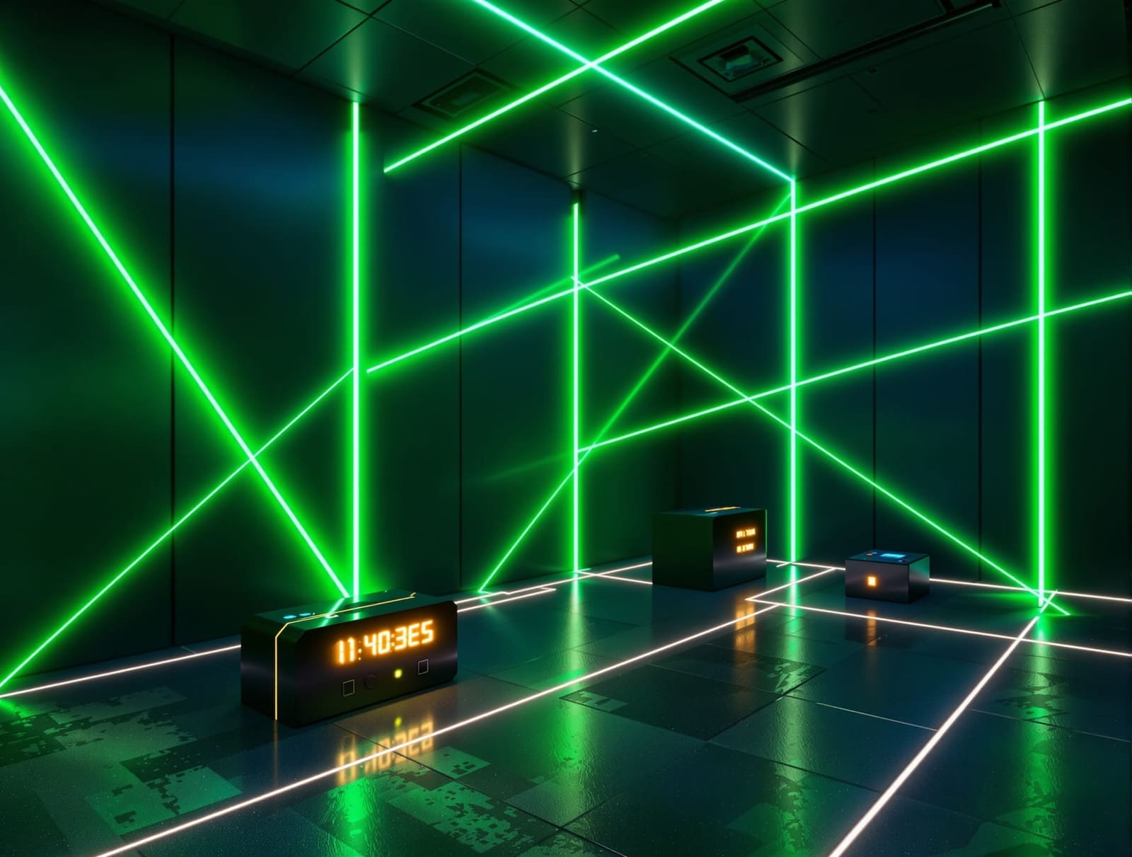 Galaxy-Paket: VIP Escape Room mit Laser-Mission